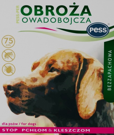 Obojok proti blchám a kliešťom pre psov, nastaviteľný. + rukavice