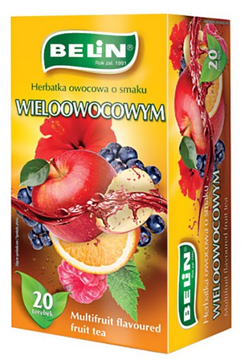 MULTIFRUIT čaj 20 vrecúšok BELIN