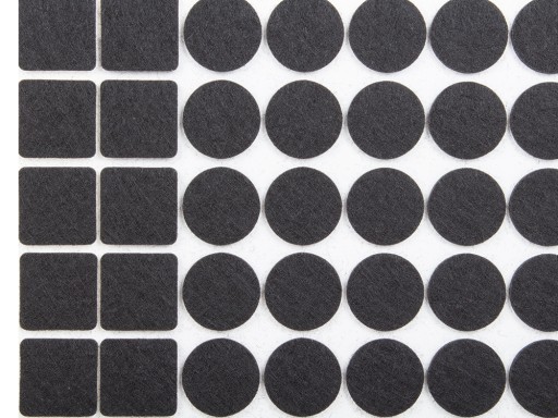 Plstené podložky na nábytok, stoličky, kreslá, Floor Protection, 133 ks