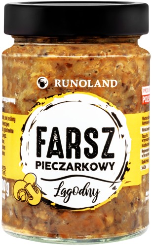 Jemná HUBOVÁ plnka 328ml/300g Runoland