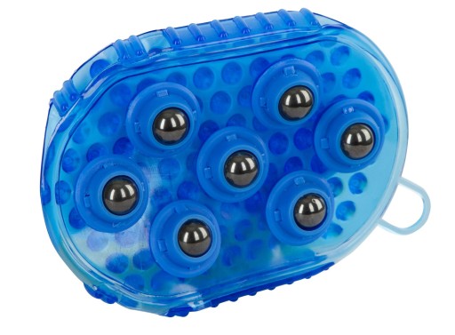 Magnetický masážny hrebeň na kone, modrý, Covalliero