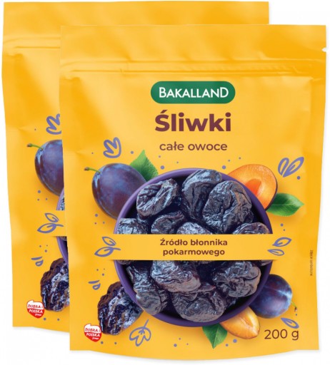 Sušené slivky celé bez cukru a semienok 200 g x2
