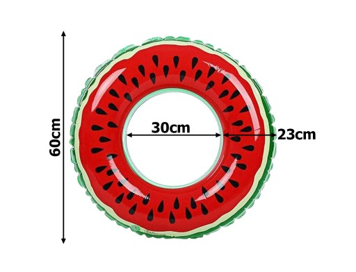 VEĽKÉ KOLESO VODOVÝ MELÓN 70CM PRE DOSPELÉ DIEŤA NA PLÁVANIE