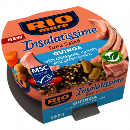 Rio Mare šalát s quinoa a tuniakom 160g