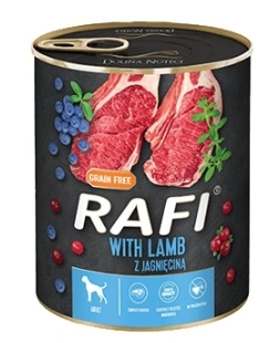 Krmivo RAFI pre dospelých psov, mix 4 príchutí, 4x400g