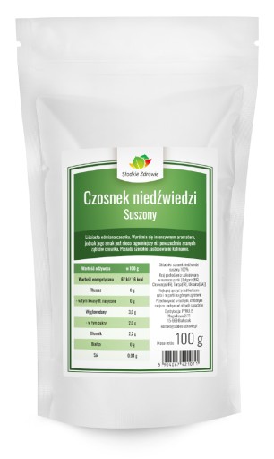 Cesnak medvedí, sušený čerstvý 100g