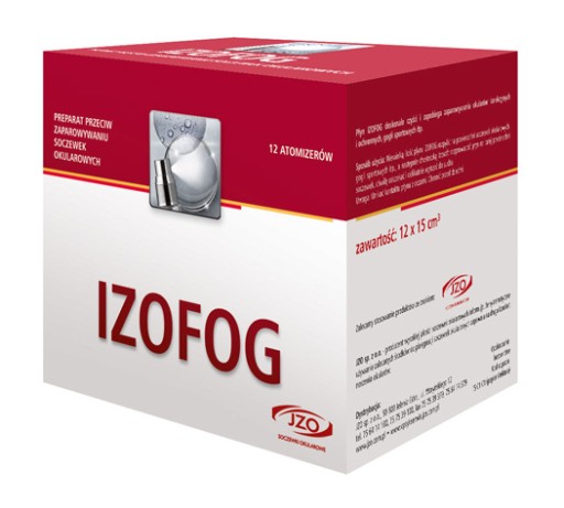 IZOFOG (JZO) Tekutý prostriedok proti zahmlievaniu okuliarov 15 ml