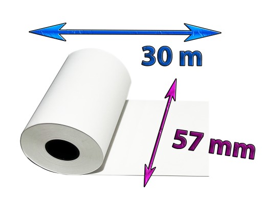 Termorolky do pokladne 57x30 m 10 ks