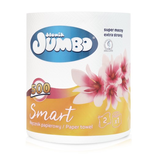 JUMBO 2-VRSTVOVÁ PAPIEROVÁ UTERÁK, BIELA, ABSORPČNÁ, ČISTITEĽNÁ PAPIEROVÁ ROLKA