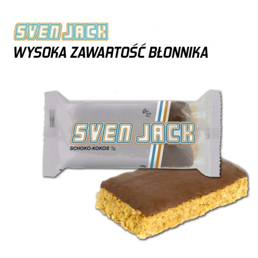 SvenJack Oat Energy Bar Bezlaktózový Vege Gainer s nízkym obsahom tuku