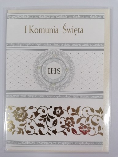 Kartička Prvé sväté prijímanie B6 + obálka MIX
