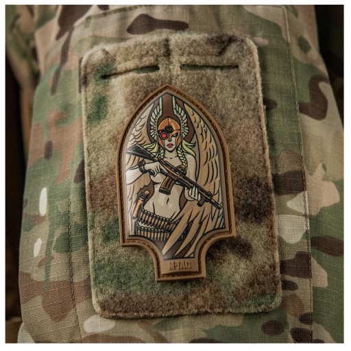 NÁŠIVKA NA VELCRO VALKYRIE SPEAR M-TAC NÁŠAŤ NA MORÁLKY PVC TLAČENÝ COYOTE