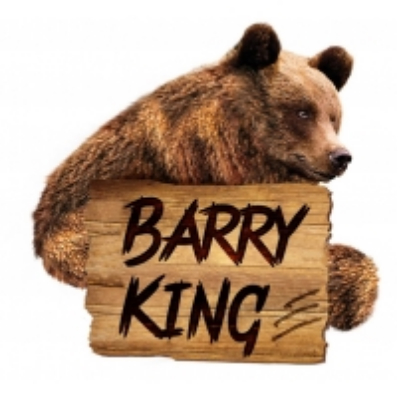 Obojok Barry King Dog 1,5x25-40cm ružovo šedý