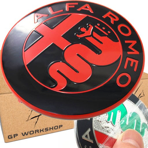 ZNAK ALFA ROMEO 74 mm 147 156 159 ODZNAK MITO