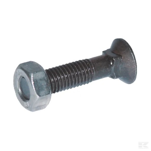 4-rohá skrutka pluhu s podperami. DIN 608 M9 x 35 mm