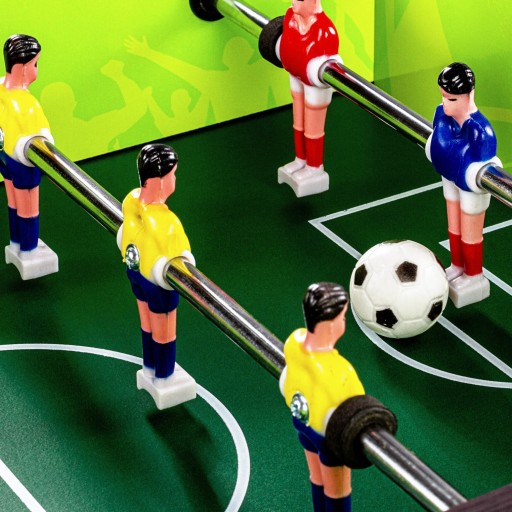 ČERVENÝ FUTBALOVÝ MINI FUTBALOVÁ POSTAVA 8 MM