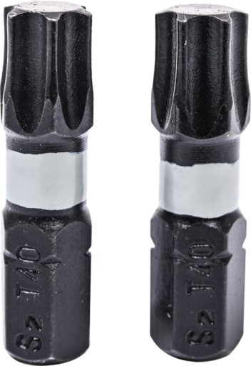 Nárazové bity TORX T40x25mm - 2 ks
