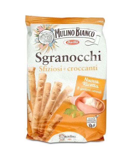 Mulino Bianco Sgranocchi Talianske tyčinky s 8 zrnami 210g