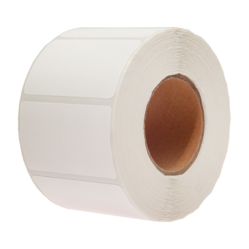 BIELE TERMOŠTÍTKY 50x30 mm 1000 ks