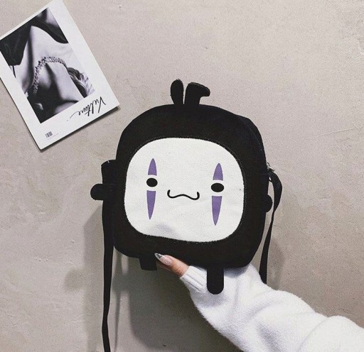 Messenger Bag Peňaženka Face Anime Canvas Cosplay