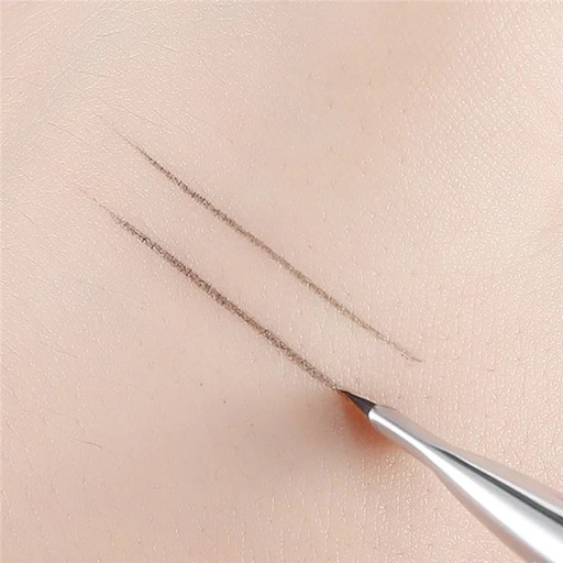 Šikmý štetec na líčenie obočia, očné linky a linky henou od Seol Cosmetics
