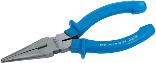 Polguľaté kliešte 160mm americký typ, nadstavce MEGA (28681)