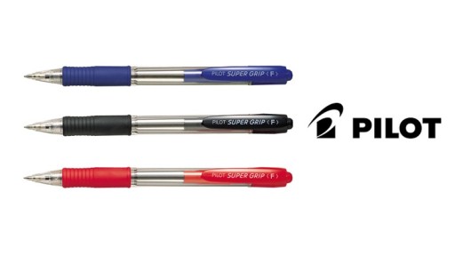 PILOT SUPER GRIP BLUE AUTOMATICKÉ GULIČKOVÉ PENO x3 ks