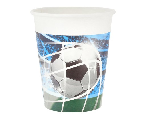 Papierové poháre Futbal Futbal 200 ml 8 ks