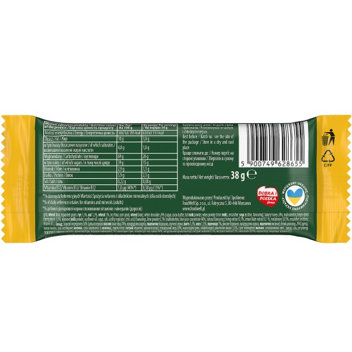 BAKALLAND BA! Višňová tyčinka s limetkou 38 g