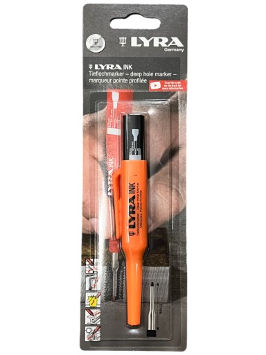 LYRA L4488003 ZNAČOVAČ NA ZNAČENIE Hlbokých dierok ČIERNY BLISTER
