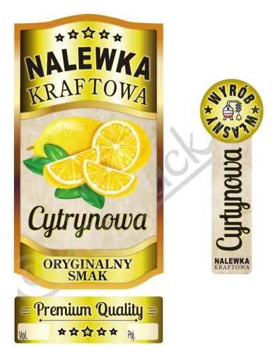 12x MOSCOW LABEL 500ml - Citrónová tinktúra