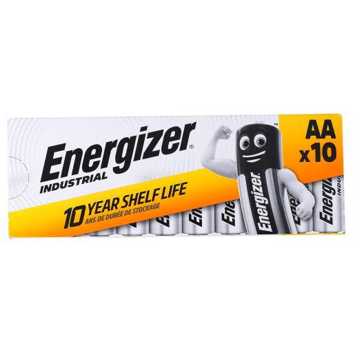 10x výkonná batéria ENERGIZER Industrial LR6 AA 1,5V