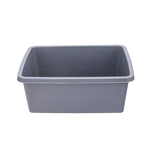 Plastová misa, obdĺžniková vaňa, 8L, šedá