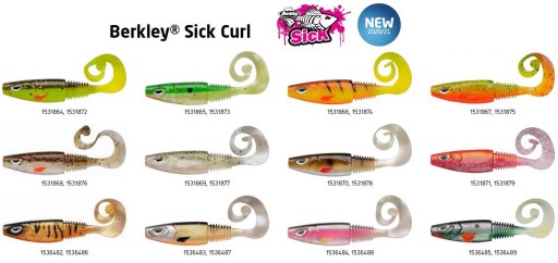 Berkley Sick Curl 12 cm Greenback Tomato 1531875
