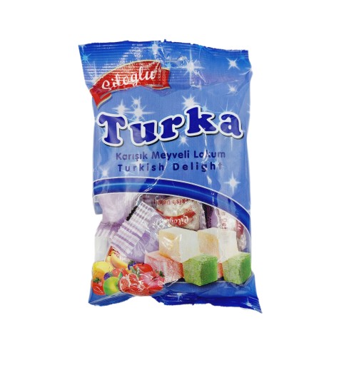 Miešané ovocné lokum s práškovým cukrom 200g