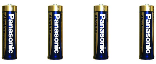 Batérie AA R6 x4 paličky – Panasonic – alkalické