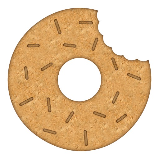 Vykrajovačka na perníčky TUČNÝ ŠTVRTOK Nahryznutá šiška Donut
