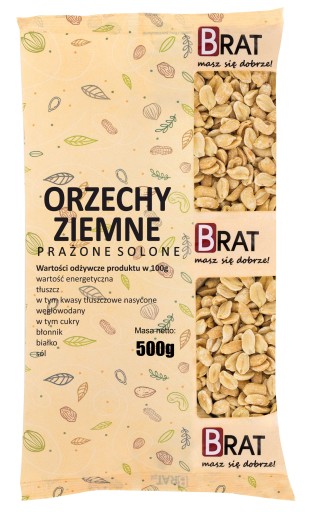 ARAŠIDY 500g Arašidy pražené a solené