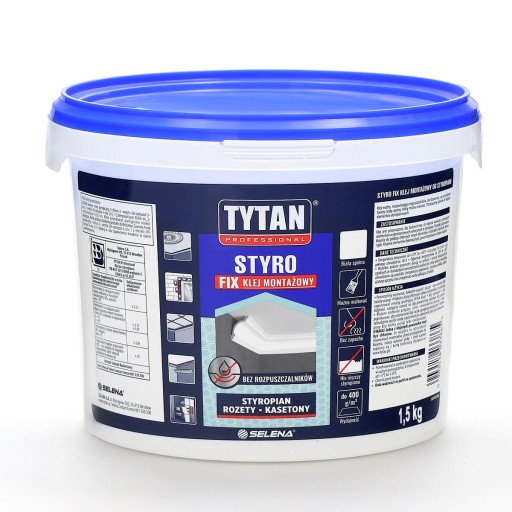 STYRO FIX Lepidlo na polystyrén 1,5 kg Tytan