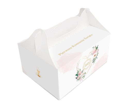 Cake box communion boxy communion IHS ďakujem tortu