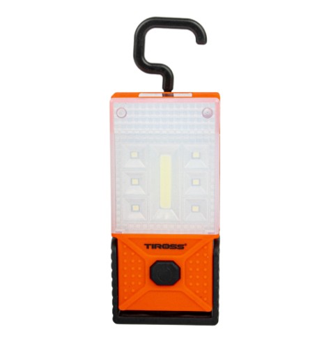 Multifunkčná baterka 3W COB LED + 6 SMD LED 3xAAA TS-1845 TIROSS