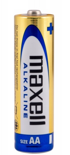 4x MAXELL alkalická batéria AA LR6 R6 zásobník 4ks