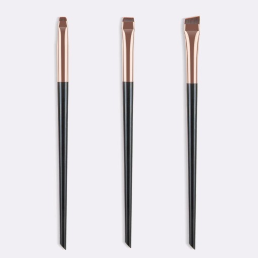 Sada šikmých štetcov na očný make-up, obočie, očné linky a linky Seol hennou