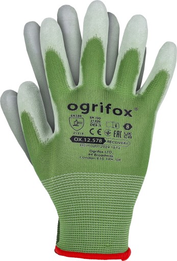 Ogrifox RECOVERY ZW rukavice potiahnuté polyuretánom, veľkosť 6 - XS
