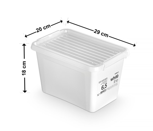 KRABIČKA KRABIČKA PLASTOVÁ 6,5L BI VEKO