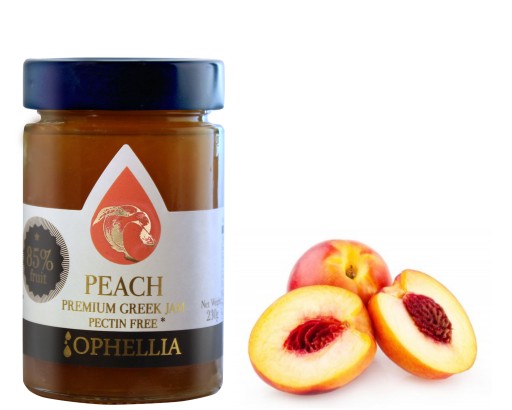 PREMIUM GRÉCKY BROSKYŇOVÝ DŽEM OPHELIA GREECE 85 %