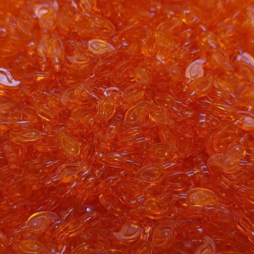 Lego 37775 Flame Transparent Orange (1G) Trans-Orange 50 ks.