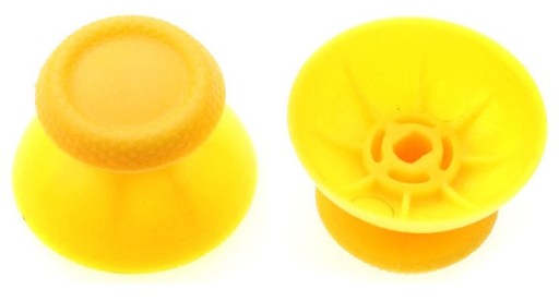 ANALOGOVÝ OVLÁDAČ MUSHROOM PRE PLAYSTATION 5 PS5 PAD DUALSENSE, ŽLTÝ