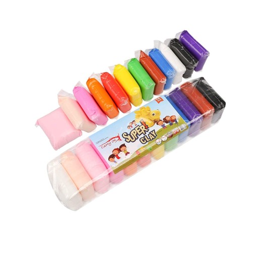 PLASTICINE SENSO FOAM POLYMER CLAY 12 ks