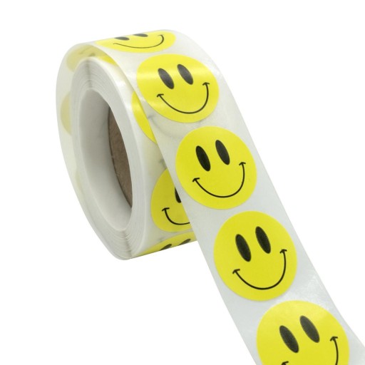 Motivačné nálepky pre deti, 100 kusov, 2,5 cm